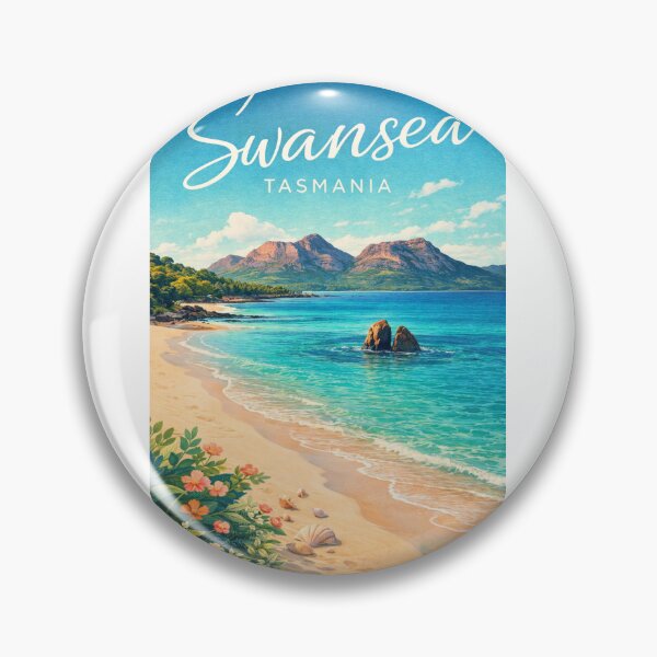 Item preview, Swansea Tasmania Great Oyster Bay Freycinet Coast Hazards Mountains designed and sold by Aryabek.