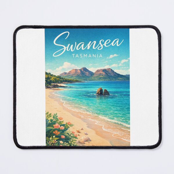 Item preview, Swansea Tasmania Great Oyster Bay Freycinet Coast Hazards Mountains designed and sold by Aryabek.