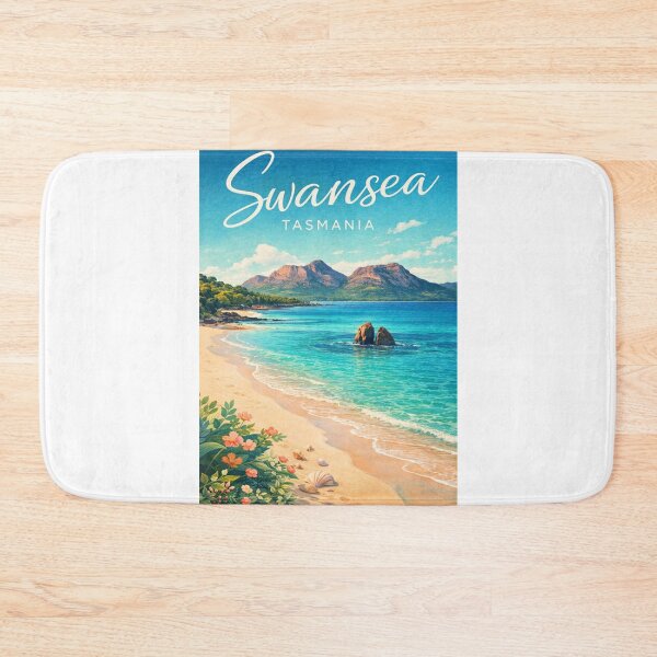 Item preview, Swansea Tasmania Great Oyster Bay Freycinet Coast Hazards Mountains designed and sold by Aryabek.