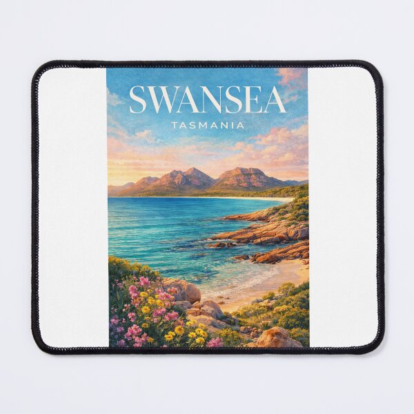 Item preview, Swansea Tasmania Freycinet Coastline Great Oyster Bay Hazards Range designed and sold by Aryabek.