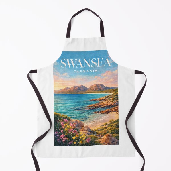 Item preview, Swansea Tasmania Freycinet Coastline Great Oyster Bay Hazards Range designed and sold by Aryabek.