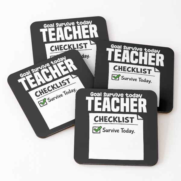 Item preview, TEACHER - GOAL SURVIVE TODAY designed and sold by KEF Custom.