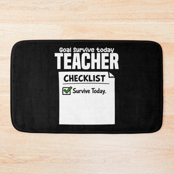 Item preview, TEACHER - GOAL SURVIVE TODAY designed and sold by KEF Custom.