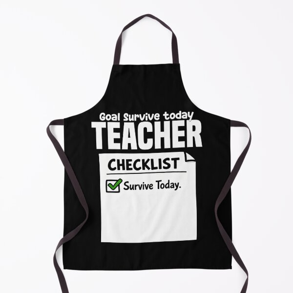 Item preview, TEACHER - GOAL SURVIVE TODAY designed and sold by KEF Custom.