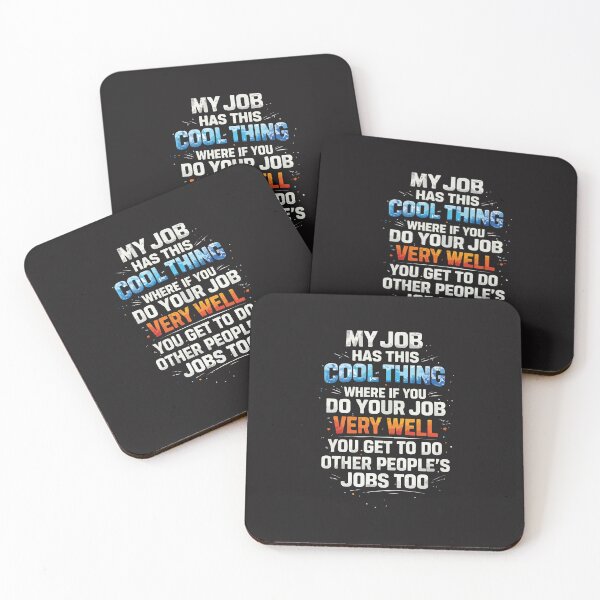 Item preview, My Job Has This Cool Thing Called Stress Funny Office Work Humor Design designed and sold by kiralynstration.