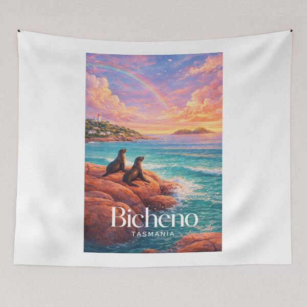 Item preview, Bicheno Tasmania Diamond Island Blowhole East Coast Freycinet Coast designed and sold by Aryabek.
