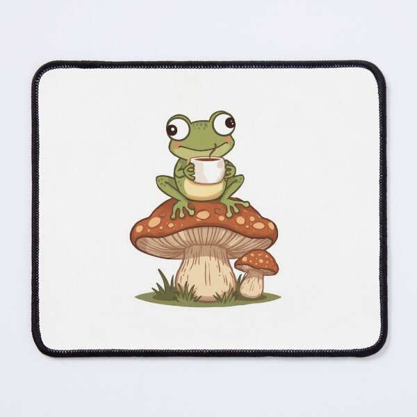 Item preview, Cute Frog  with the Coffee Cup designed and sold by Happy4uuuu.