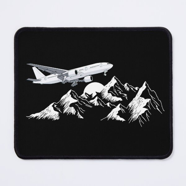 Item preview, Airplane Over Mountains Travel Design designed and sold by Emberglowo.