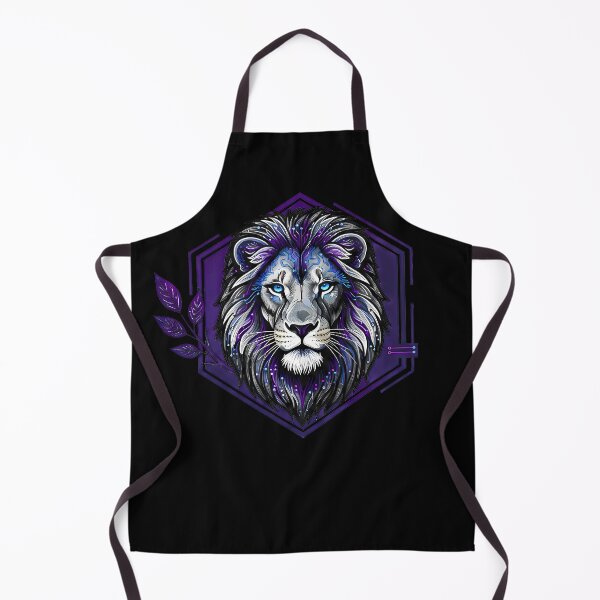Item preview, Cyber Lion Tech Art - Futuristic Neon Circuit Apex Predator Illustration designed and sold by AbulailArt.