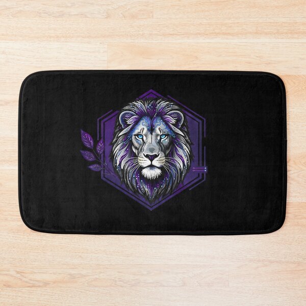 Item preview, Cyber Lion Tech Art - Futuristic Neon Circuit Apex Predator Illustration designed and sold by AbulailArt.
