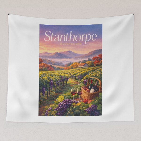 Item preview, Stanthorpe Queensland Granite Belt Girraween National Park Wine Region designed and sold by Aryabek.