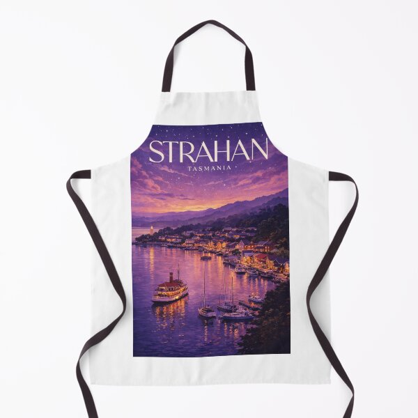 Item preview, Strahan Tasmania Macquarie Harbour Sunset Waterfront Boats designed and sold by Aryabek.