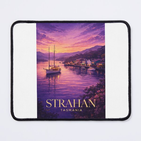 Item preview, Strahan Tasmania Macquarie Harbour Evening Reflections Waterfront Village designed and sold by Aryabek.
