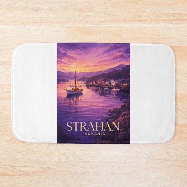 Item preview, Strahan Tasmania Macquarie Harbour Evening Reflections Waterfront Village designed and sold by Aryabek.