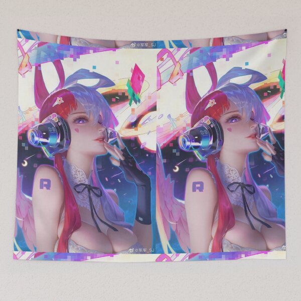 Item preview, Futuristic Soundwave Siren – Pastel Digital Dream designed and sold by AnimeShin.