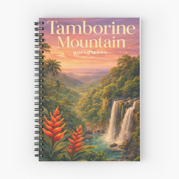 Item preview, Tamborine Mountain Queensland Waterfall Gold Coast Hinterland Scenic Rim designed and sold by Aryabek.