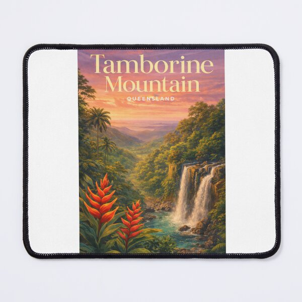 Item preview, Tamborine Mountain Queensland Waterfall Gold Coast Hinterland Scenic Rim designed and sold by Aryabek.