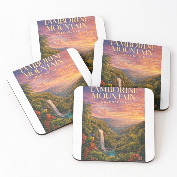 Item preview, Tamborine Mountain Queensland Waterfall Rainforest Scenic Rim Gold Coast Hinterland designed and sold by Aryabek.