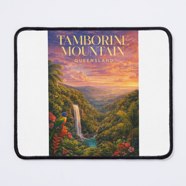 Item preview, Tamborine Mountain Queensland Waterfall Rainforest Scenic Rim Gold Coast Hinterland designed and sold by Aryabek.
