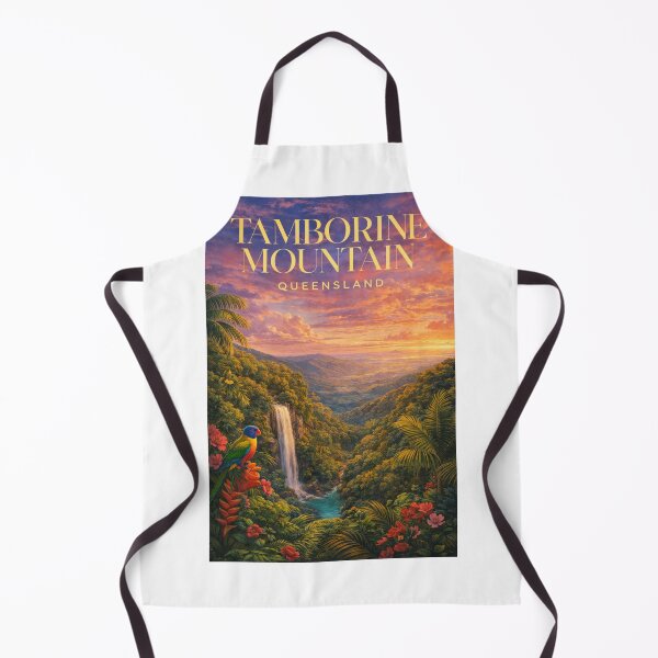 Item preview, Tamborine Mountain Queensland Waterfall Rainforest Scenic Rim Gold Coast Hinterland designed and sold by Aryabek.