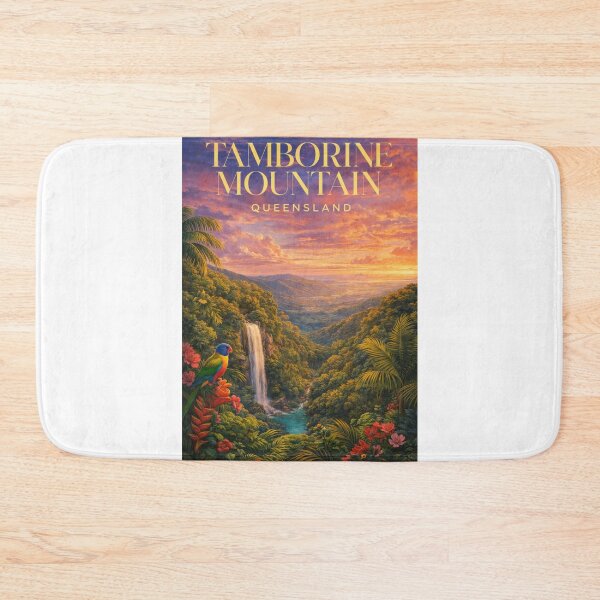 Item preview, Tamborine Mountain Queensland Waterfall Rainforest Scenic Rim Gold Coast Hinterland designed and sold by Aryabek.