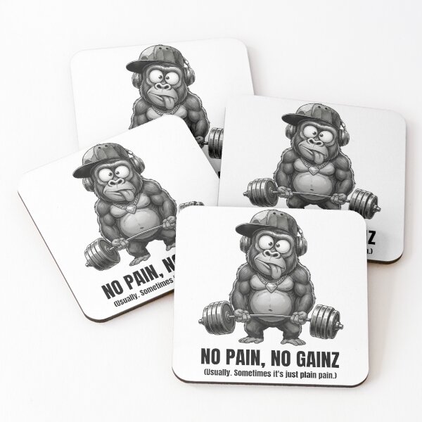 Item preview,  Funny Gorilla Gym Bodybuilder - Beast Mode Lifting Gym Humor designed and sold by M.Store.