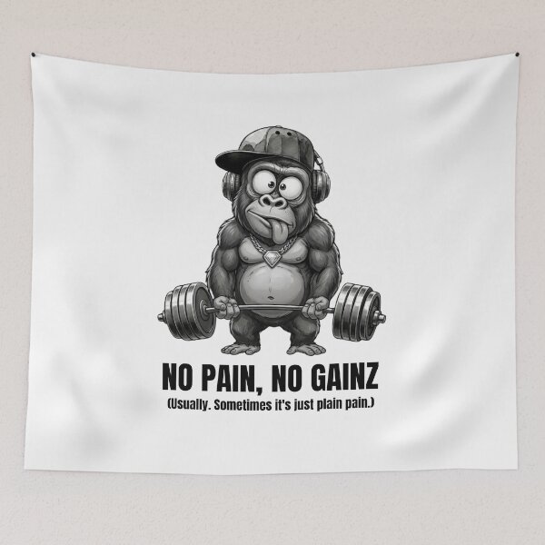 Item preview,  Funny Gorilla Gym Bodybuilder - Beast Mode Lifting Gym Humor designed and sold by M.Store.