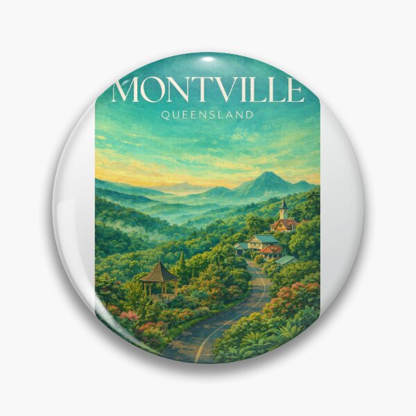 Item preview, Montville Queensland Sunshine Coast Hinterland Scenic Village Blackall Range designed and sold by Aryabek.