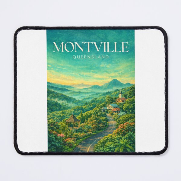 Item preview, Montville Queensland Sunshine Coast Hinterland Scenic Village Blackall Range designed and sold by Aryabek.
