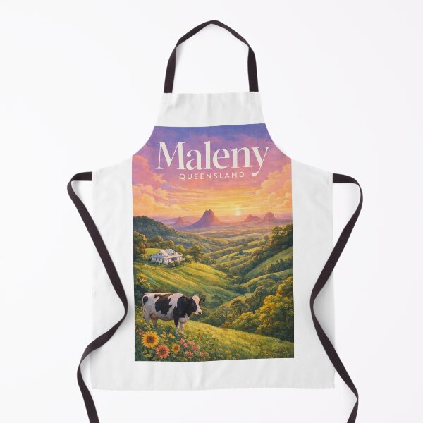 Item preview, Maleny Queensland Glass House Mountains Sunshine Coast Hinterland Dairy Farmland designed and sold by Aryabek.
