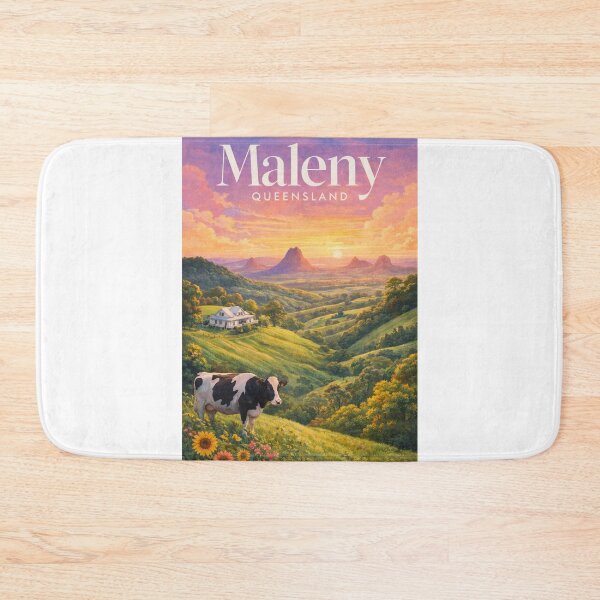 Item preview, Maleny Queensland Glass House Mountains Sunshine Coast Hinterland Dairy Farmland designed and sold by Aryabek.