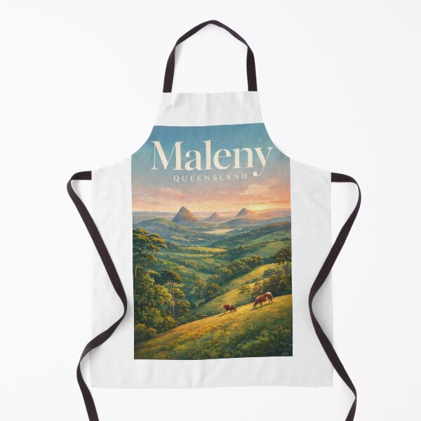 Item preview, Maleny Queensland Glass House Mountains Hinterland Pastoral Landscape designed and sold by Aryabek.