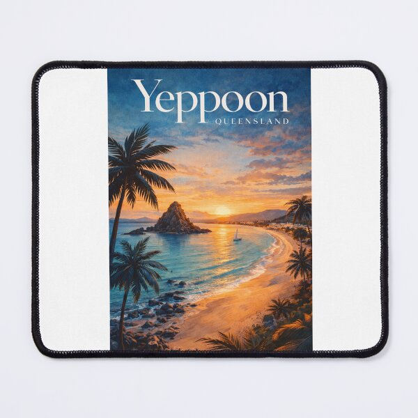Item preview, Yeppoon Queensland Capricorn Coast Keppel Islands Sunset Beach designed and sold by Aryabek.