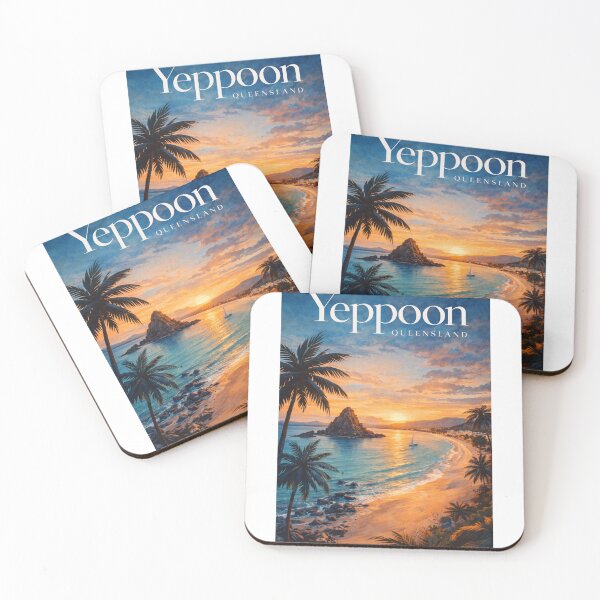 Item preview, Yeppoon Queensland Capricorn Coast Keppel Islands Sunset Beach designed and sold by Aryabek.