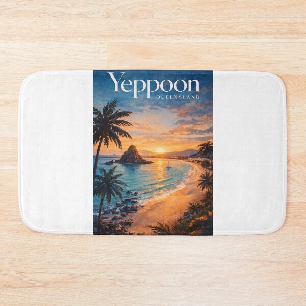 Item preview, Yeppoon Queensland Capricorn Coast Keppel Islands Sunset Beach designed and sold by Aryabek.