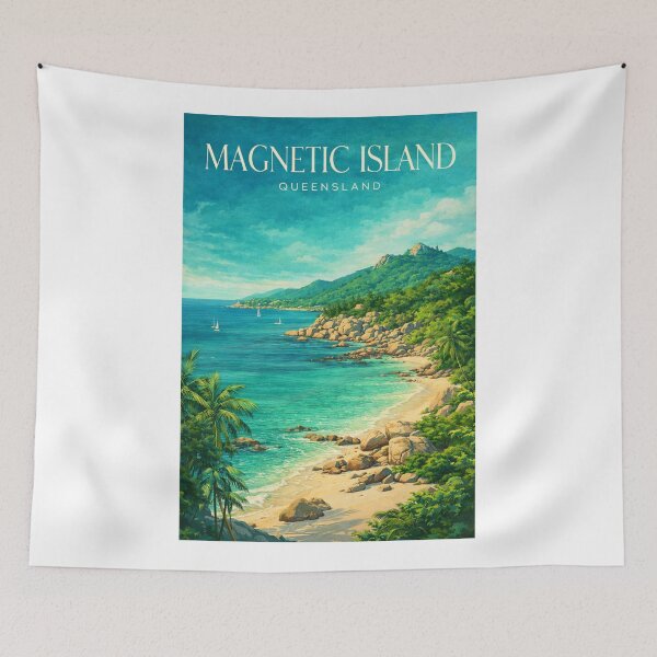 Item preview, Magnetic Island Queensland Townsville Coast Granite Boulders Bays designed and sold by Aryabek.