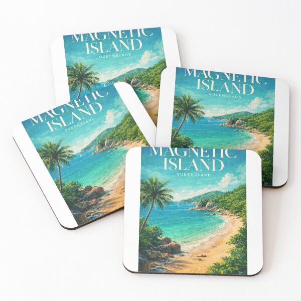 Item preview, Magnetic Island Queensland Coral Sea Tropical Bays Granite Coast designed and sold by Aryabek.