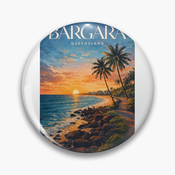 Item preview, Bargara Queensland Coral Coast Bundaberg Beaches Esplanade Sunset designed and sold by Aryabek.