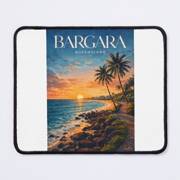 Item preview, Bargara Queensland Coral Coast Bundaberg Beaches Esplanade Sunset designed and sold by Aryabek.