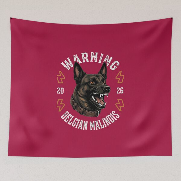 Item preview, Belgian Malinois Warning designed and sold by BAZ Creative Design.