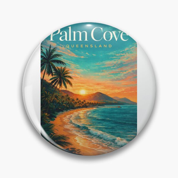 Item preview, Palm Cove Queensland Cairns Coast Jetty Coral Sea Tropical Beach designed and sold by Aryabek.