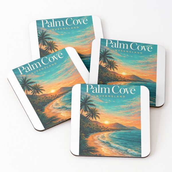 Item preview, Palm Cove Queensland Cairns Coast Jetty Coral Sea Tropical Beach designed and sold by Aryabek.