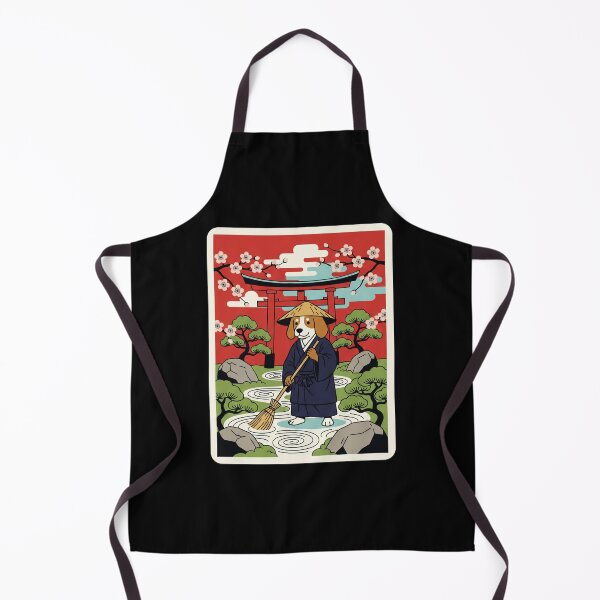 Item preview, Zen Dog Gardener Japanese Garden Cute Calm  designed and sold by JordynLadukeg65.