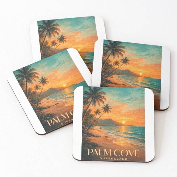 Item preview, Palm Cove Queensland Cairns Northern Beaches Tropical Sunset Coast designed and sold by Aryabek.