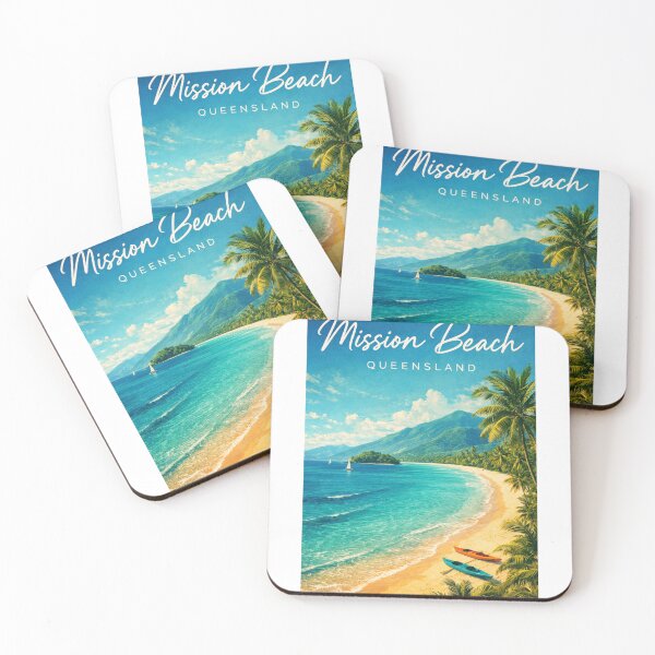 Item preview, Mission Beach Queensland Cassowary Coast Tropical Island Views designed and sold by Aryabek.