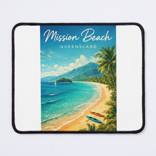 Item preview, Mission Beach Queensland Cassowary Coast Tropical Island Views designed and sold by Aryabek.