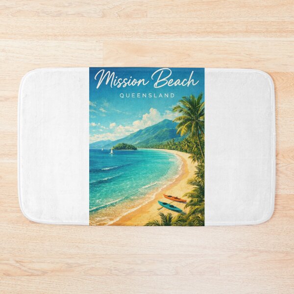 Item preview, Mission Beach Queensland Cassowary Coast Tropical Island Views designed and sold by Aryabek.