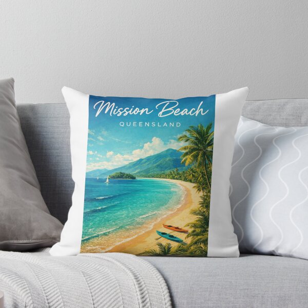 Item preview, Mission Beach Queensland Cassowary Coast Tropical Island Views designed and sold by Aryabek.