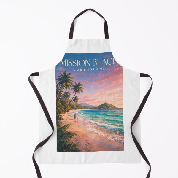 Item preview, Mission Beach Queensland Cassowary Coast Sunset Tropical Shoreline designed and sold by Aryabek.
