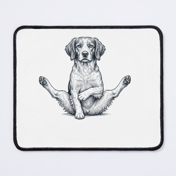 Item preview, Funny Brittany Yoga Pose Dog Mom Lover designed and sold by DoodleTortle.